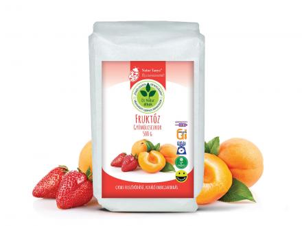 Natur Tanya® Fruktóz (Gyümölcscukor). Gyors felszívódású, kiváló energiaforrás. Sütéshez-főzéshez. 500g