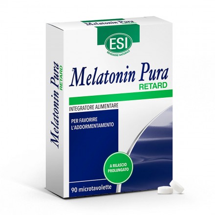 Natur Tanya® ESI® Melatonin Pura RETARD – lassú felszívódású, vegán melatonin étrend-kiegészítő tabletta 90 db